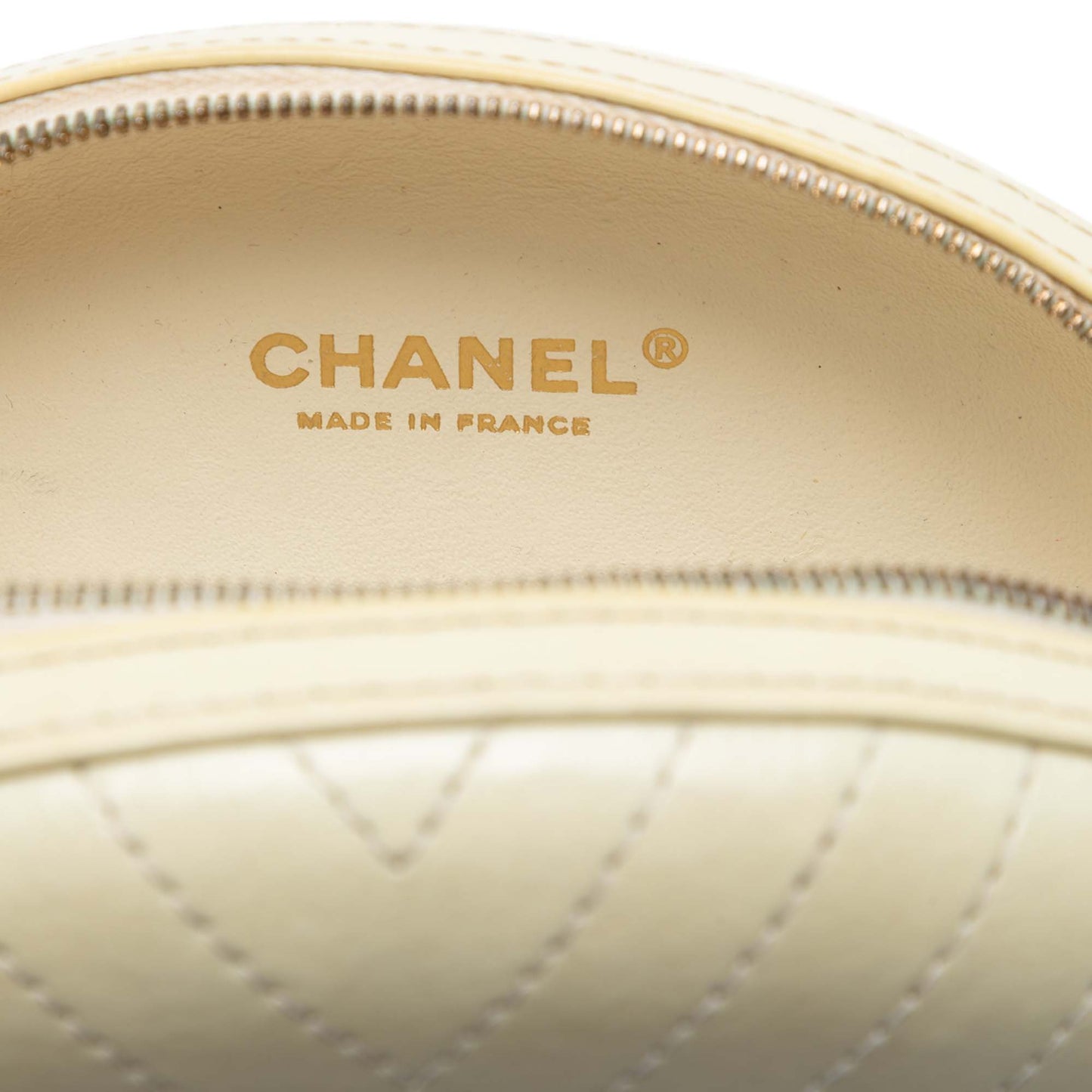 Chanel Chevron Stitched Calfskin La Pausa Evening Bag