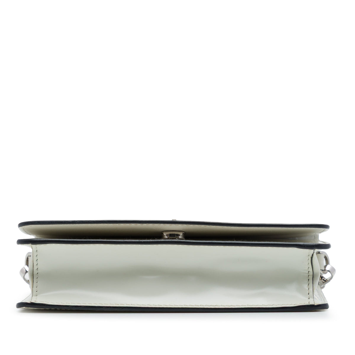 Prada Mini Brushed Leather Chain Crossbody