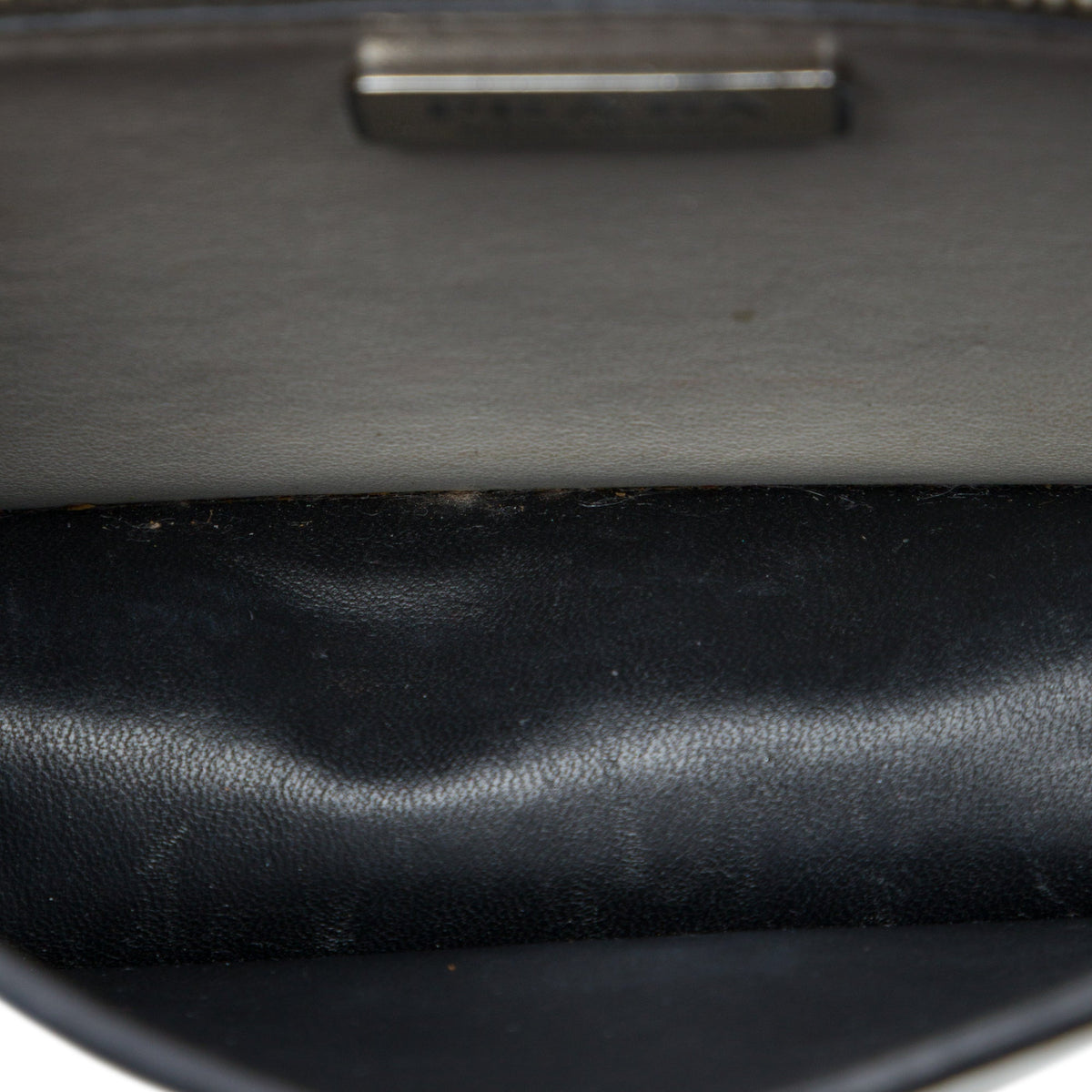 Prada Mini Brushed Leather Chain Crossbody