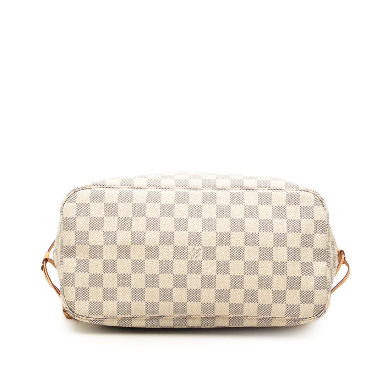 Louis Vuitton Damier Azur Neverfull MM — White