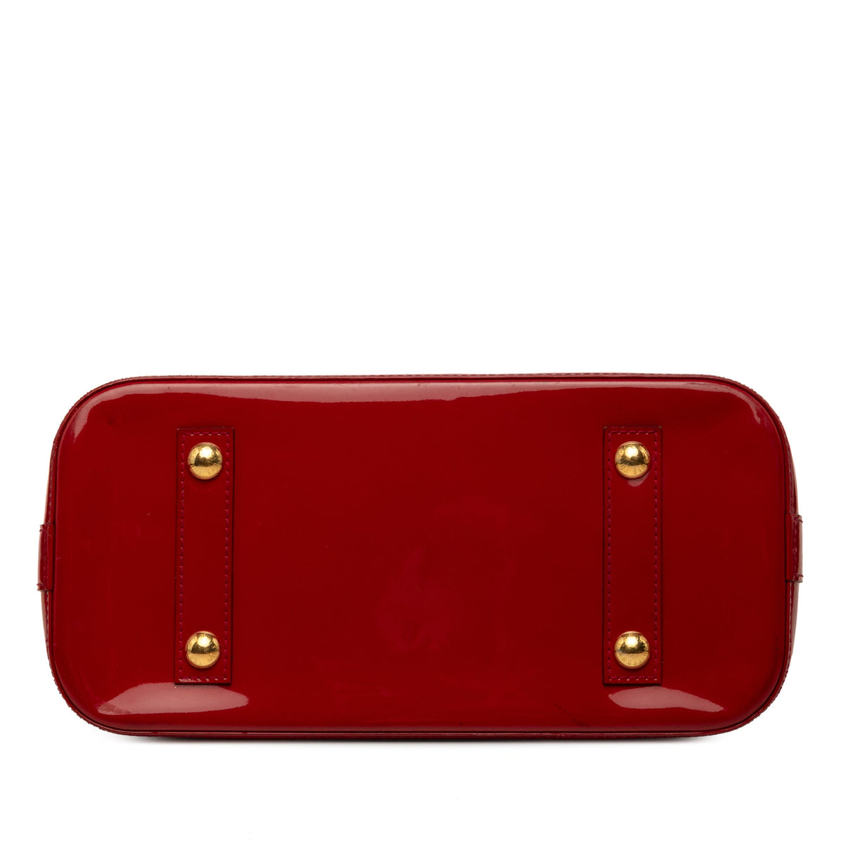 Louis Vuitton Monogram Vernis Alma PM — Red