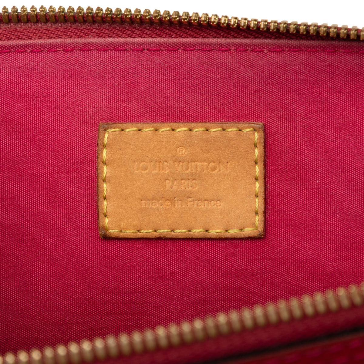 Louis Vuitton Monogram Vernis Alma PM — Red