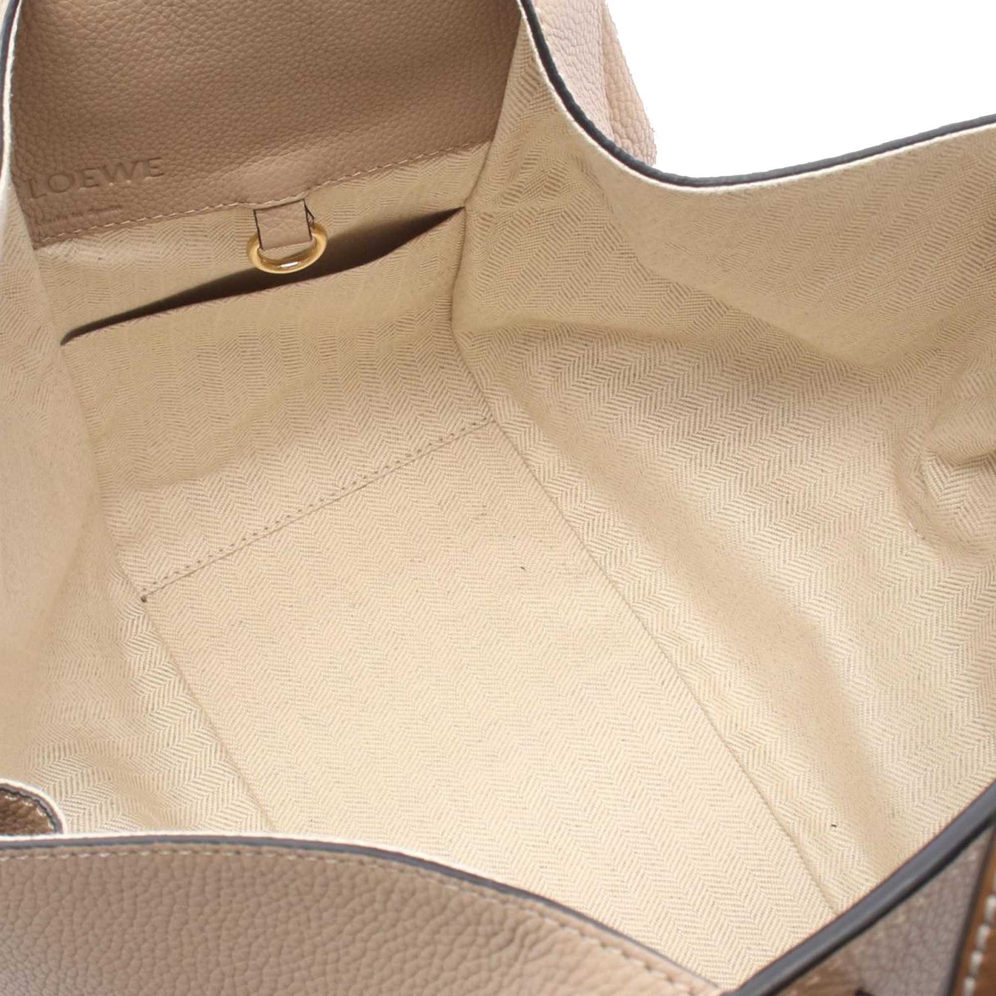 LOEWE Small Grained Calfskin Drawstring Hammock Bag
