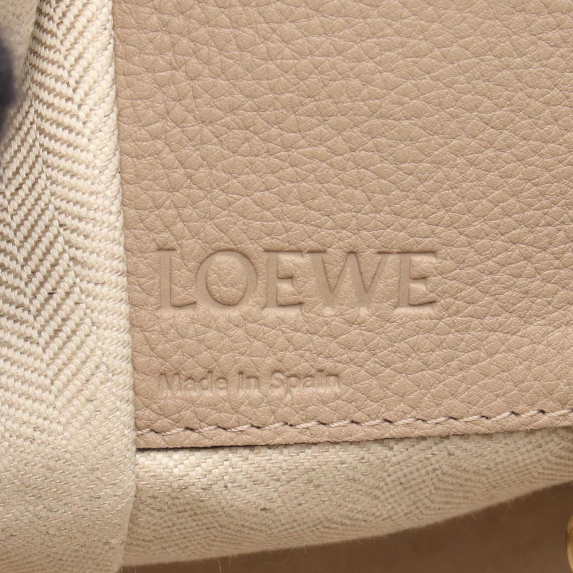 LOEWE Small Grained Calfskin Drawstring Hammock Bag