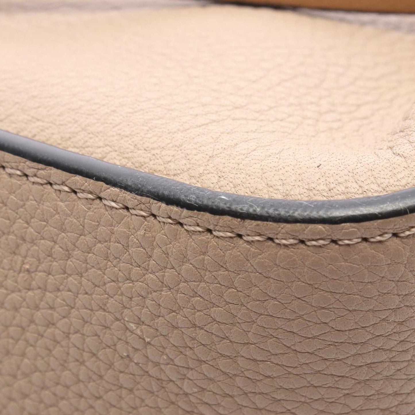 LOEWE Small Grained Calfskin Drawstring Hammock Bag