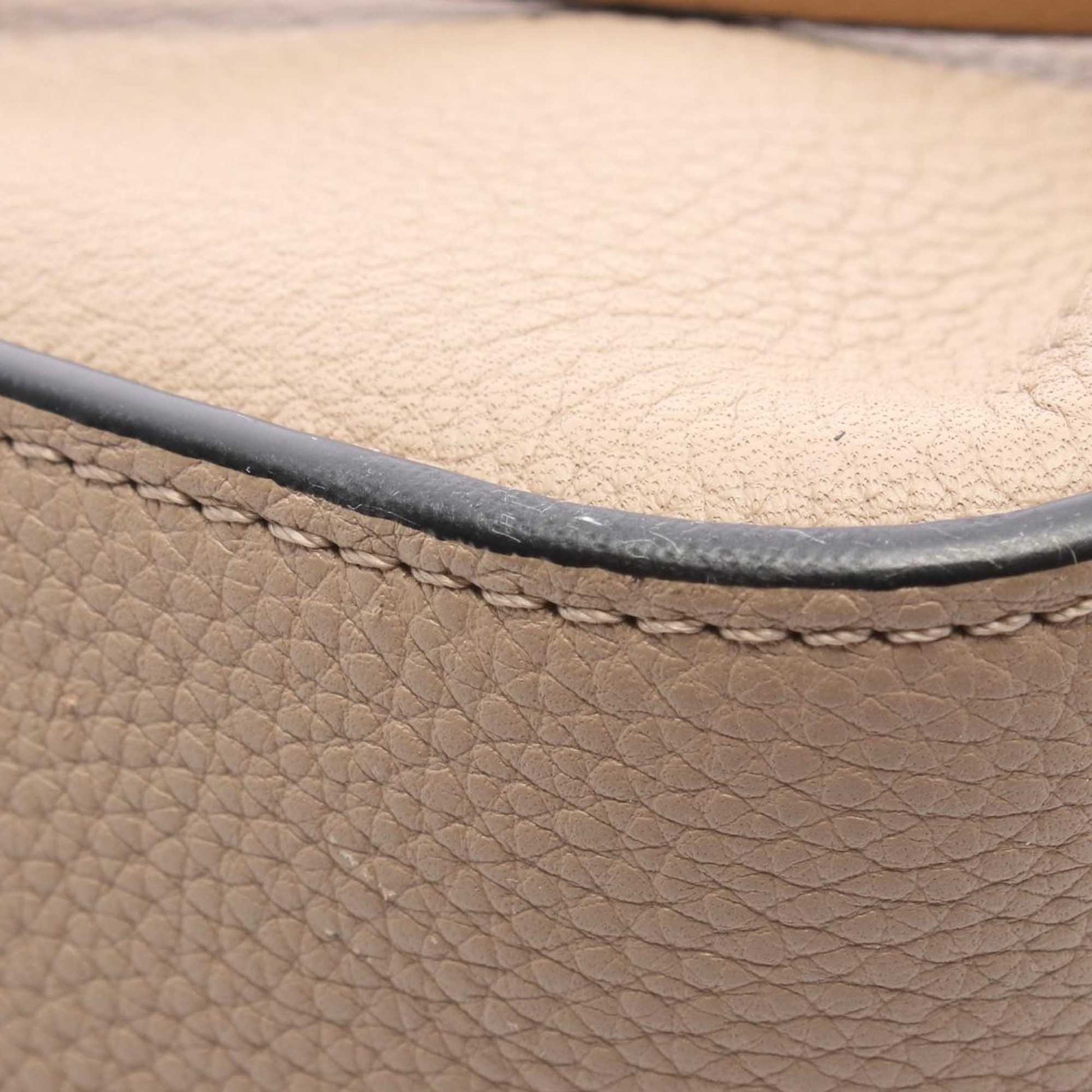 LOEWE Small Grained Calfskin Drawstring Hammock Bag