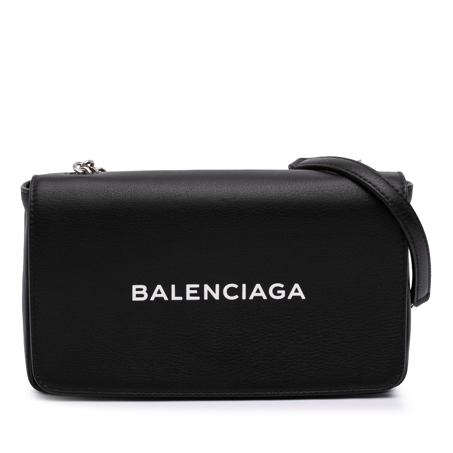 Balenciaga Leather Everyday Wallet on Chain