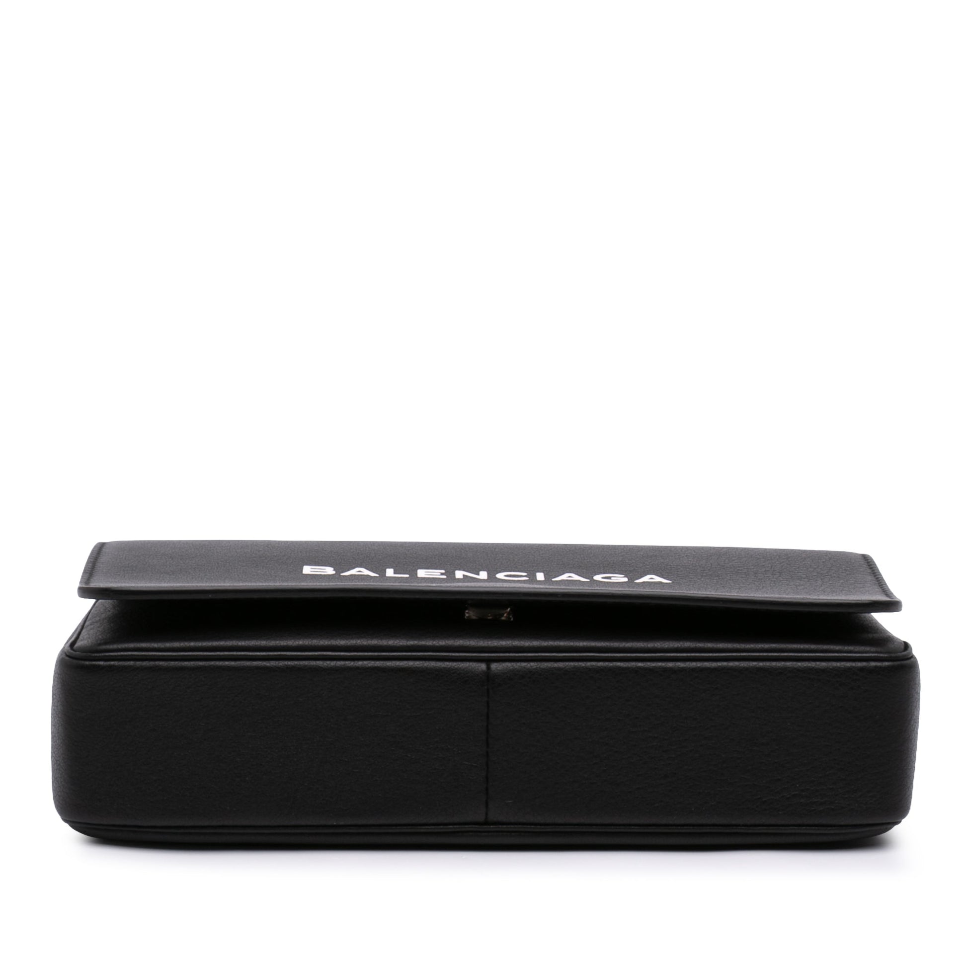 Balenciaga Leather Everyday Wallet on Chain