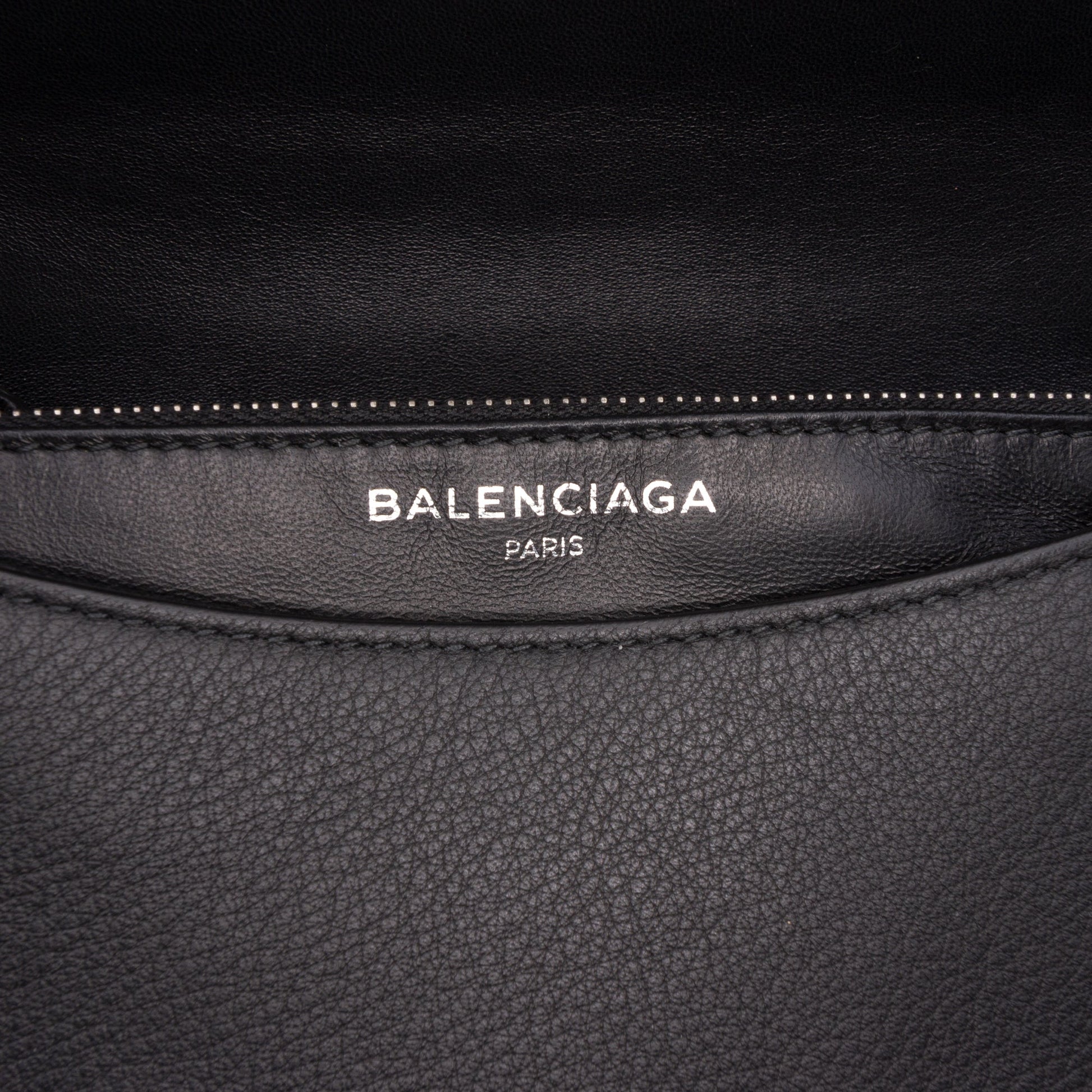 Balenciaga Leather Everyday Wallet on Chain
