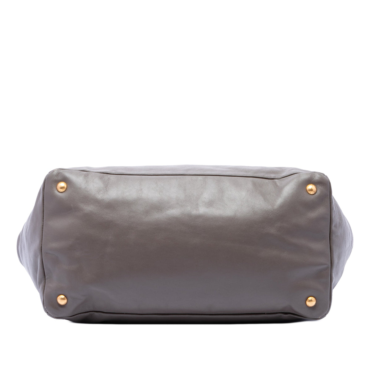 Prada Soft Calf Front Zip Open Convertible Tote
