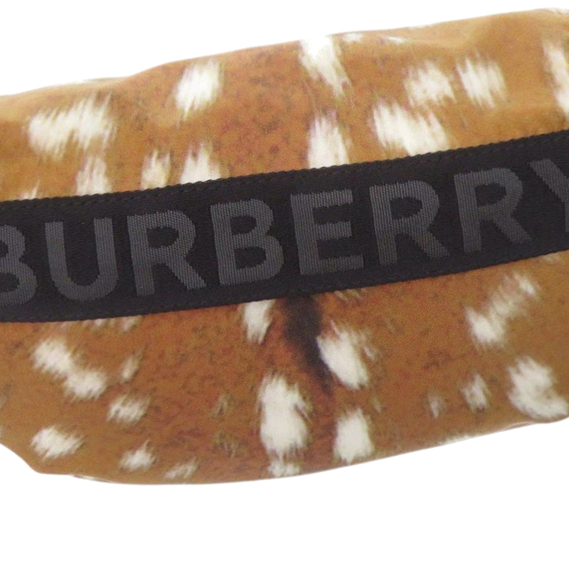 Logo Printed Nylon Belt Bag