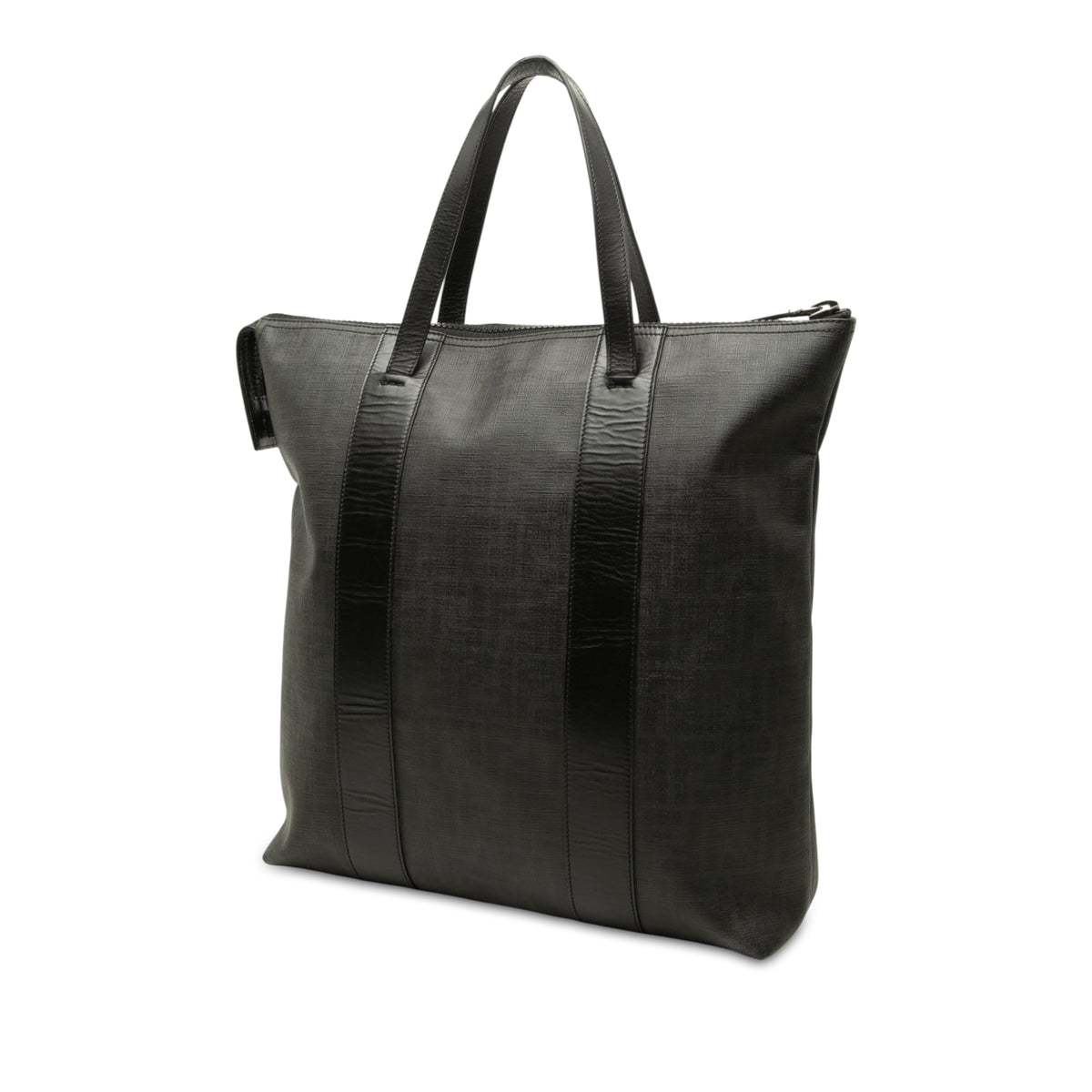 Fendi Zucca Spalmati Tote — Black