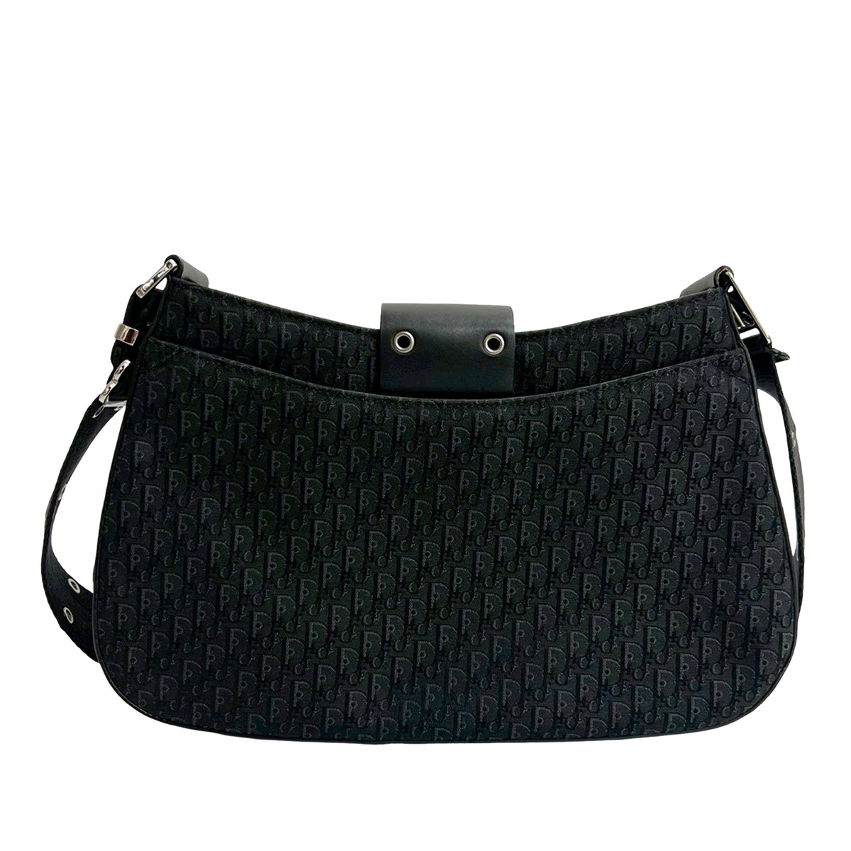 Dior Canvas Street Chic Columbus Shoulder Bag