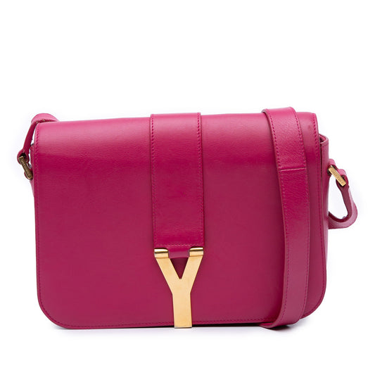 Saint Laurent Leather Chyc Y Ligne Crossbody