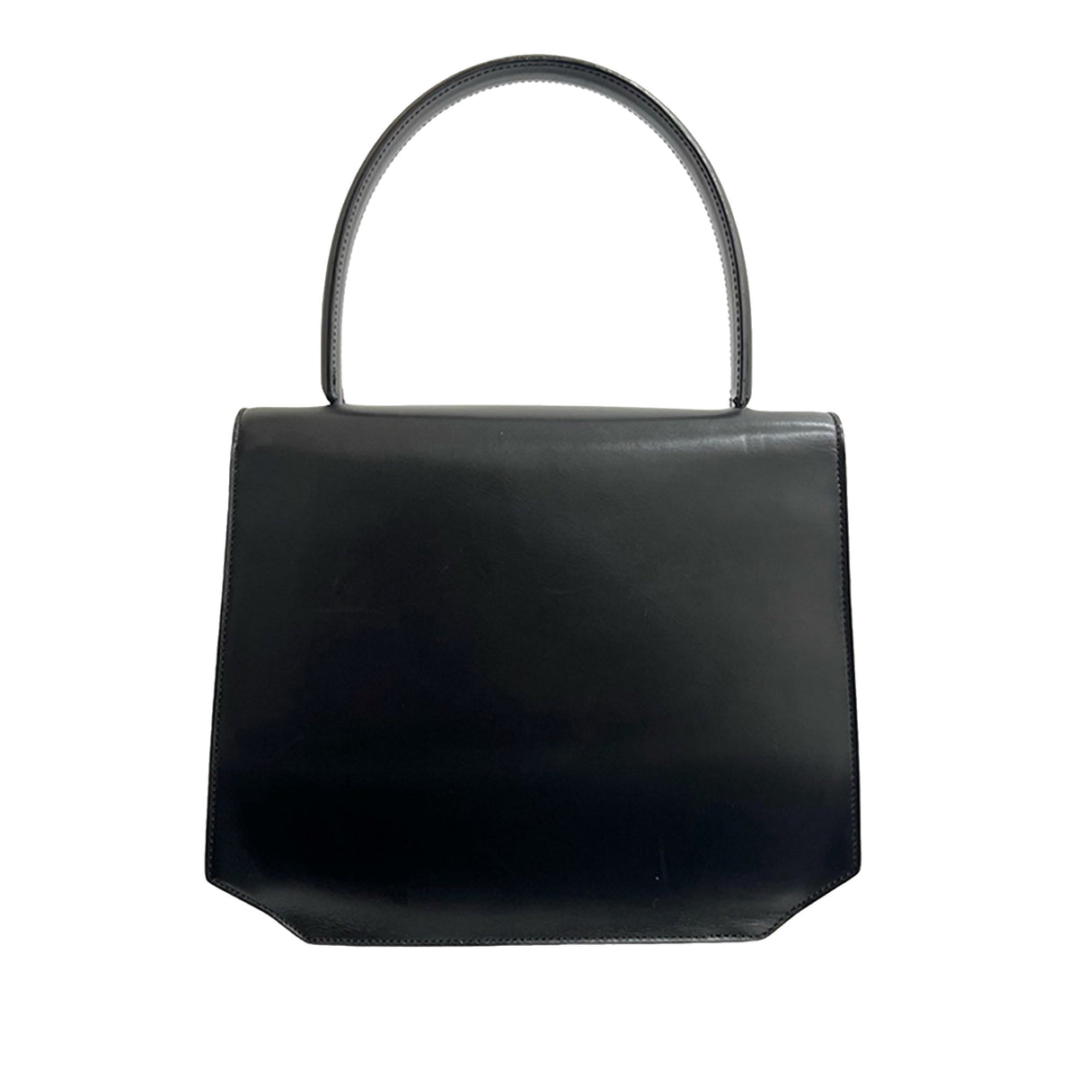 Celine Leather Top Handle Bag