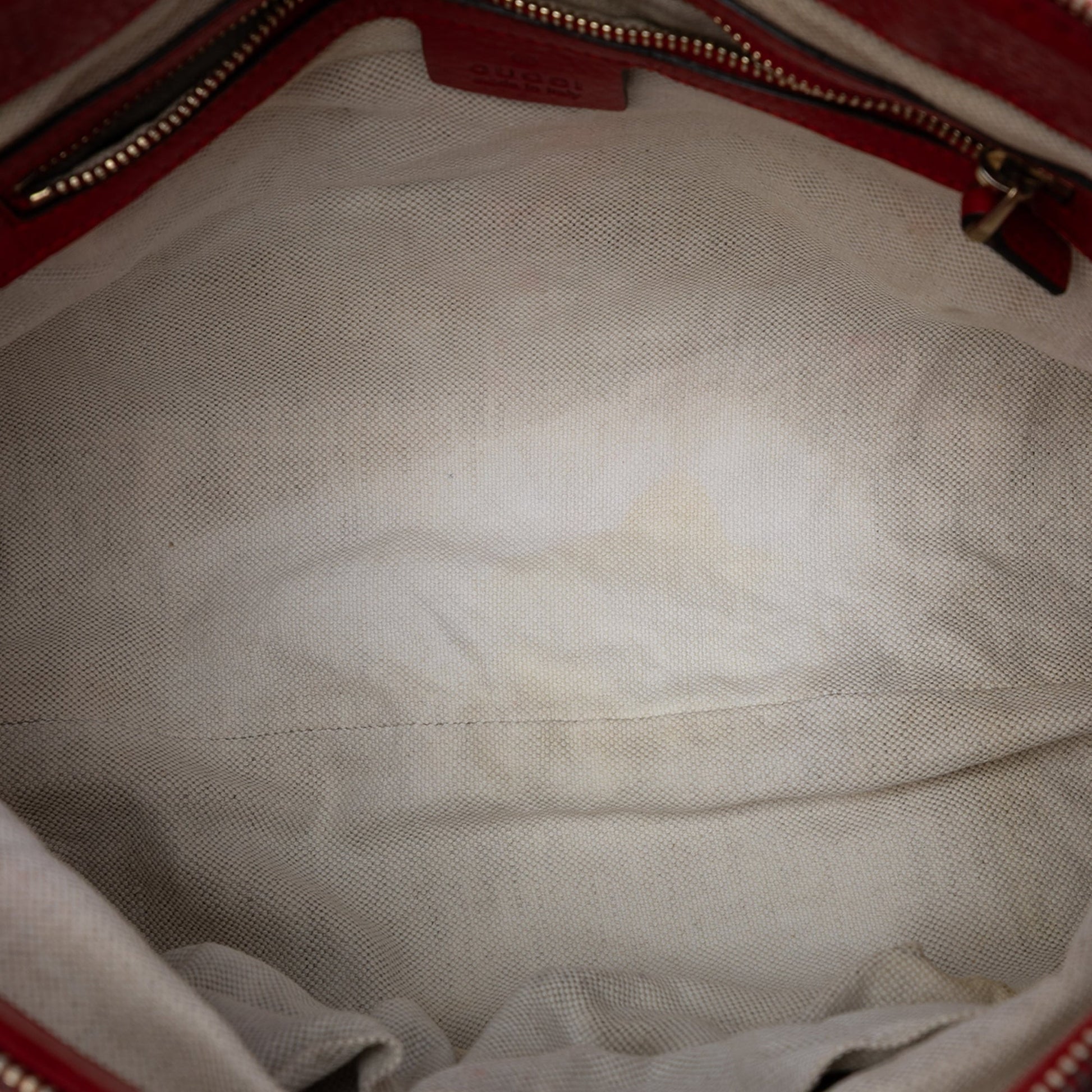 Gucci Pebbled Calfskin Bella Satchel