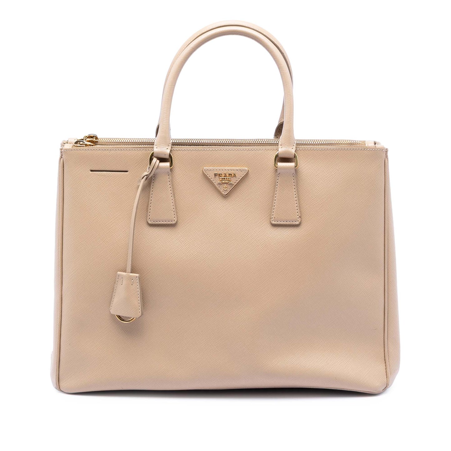 Prada Large Saffiano Lux Galleria Double Zip Tote