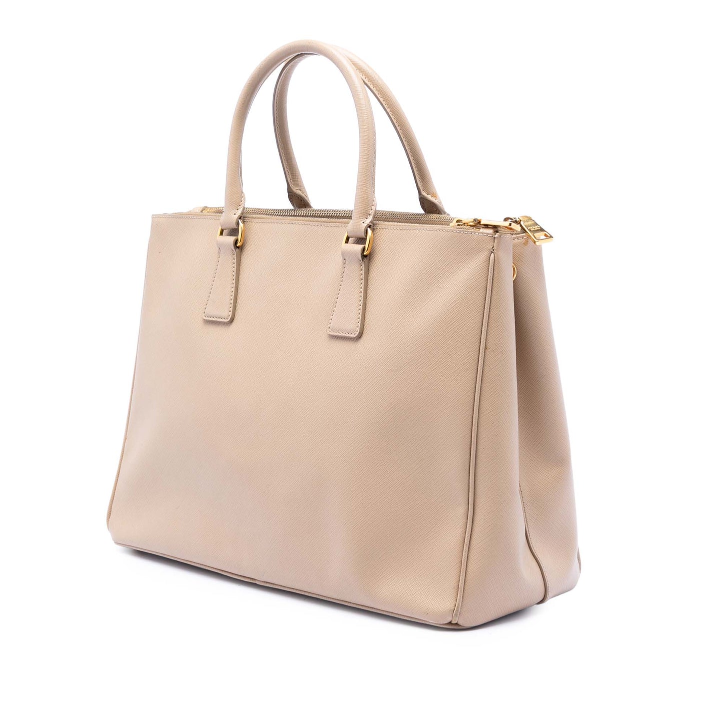 Prada Large Saffiano Lux Galleria Double Zip Tote