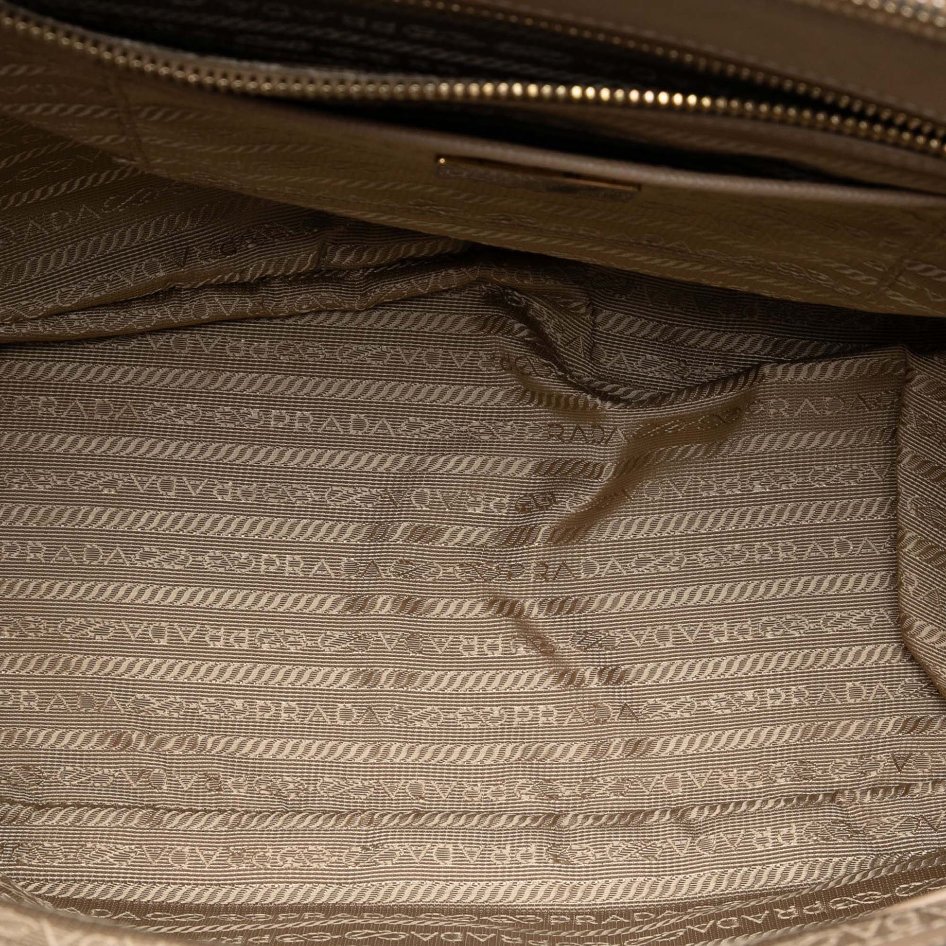 Prada Large Saffiano Lux Galleria Double Zip Tote