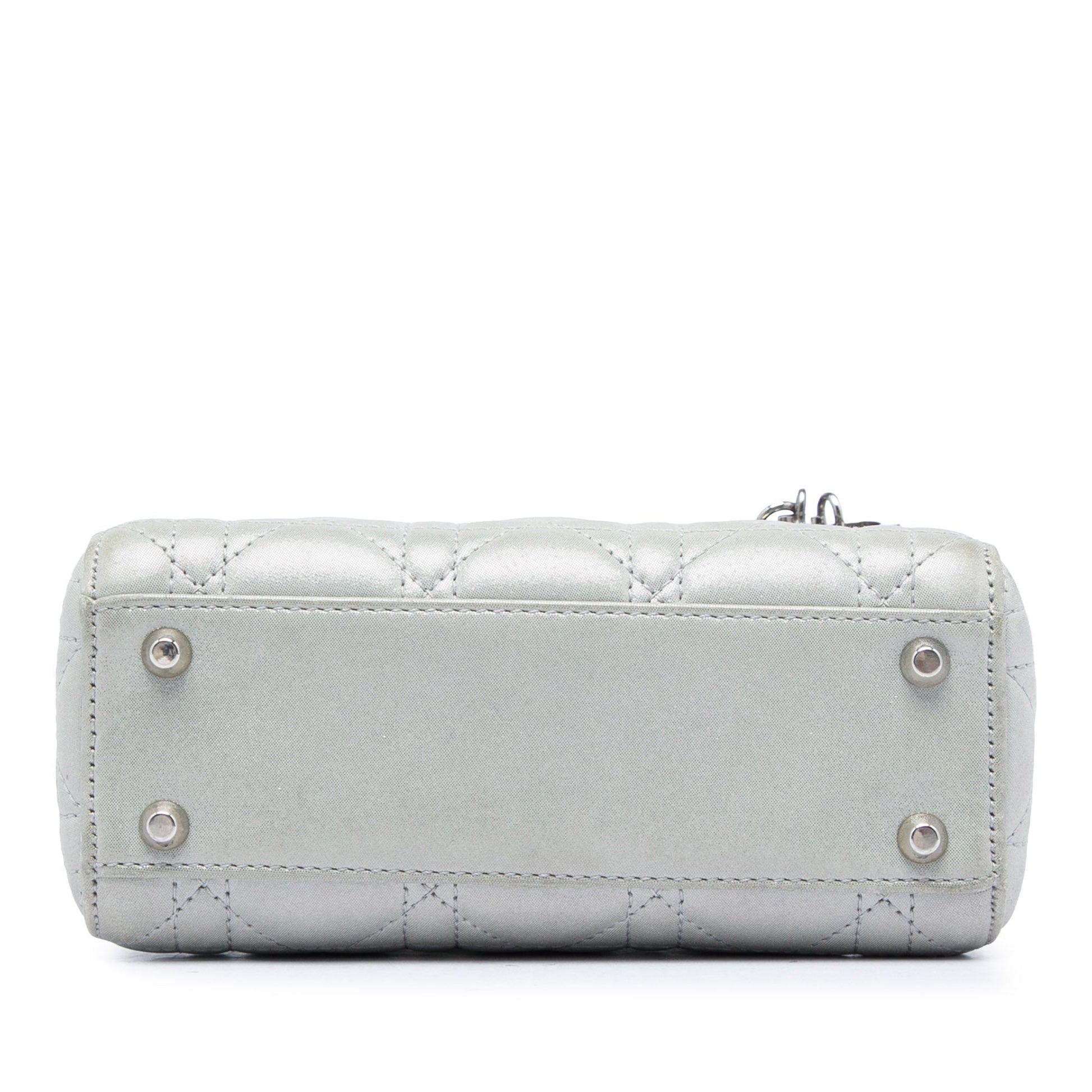 Dior Mini Iridescent Lambskin Cannage Lady Dior