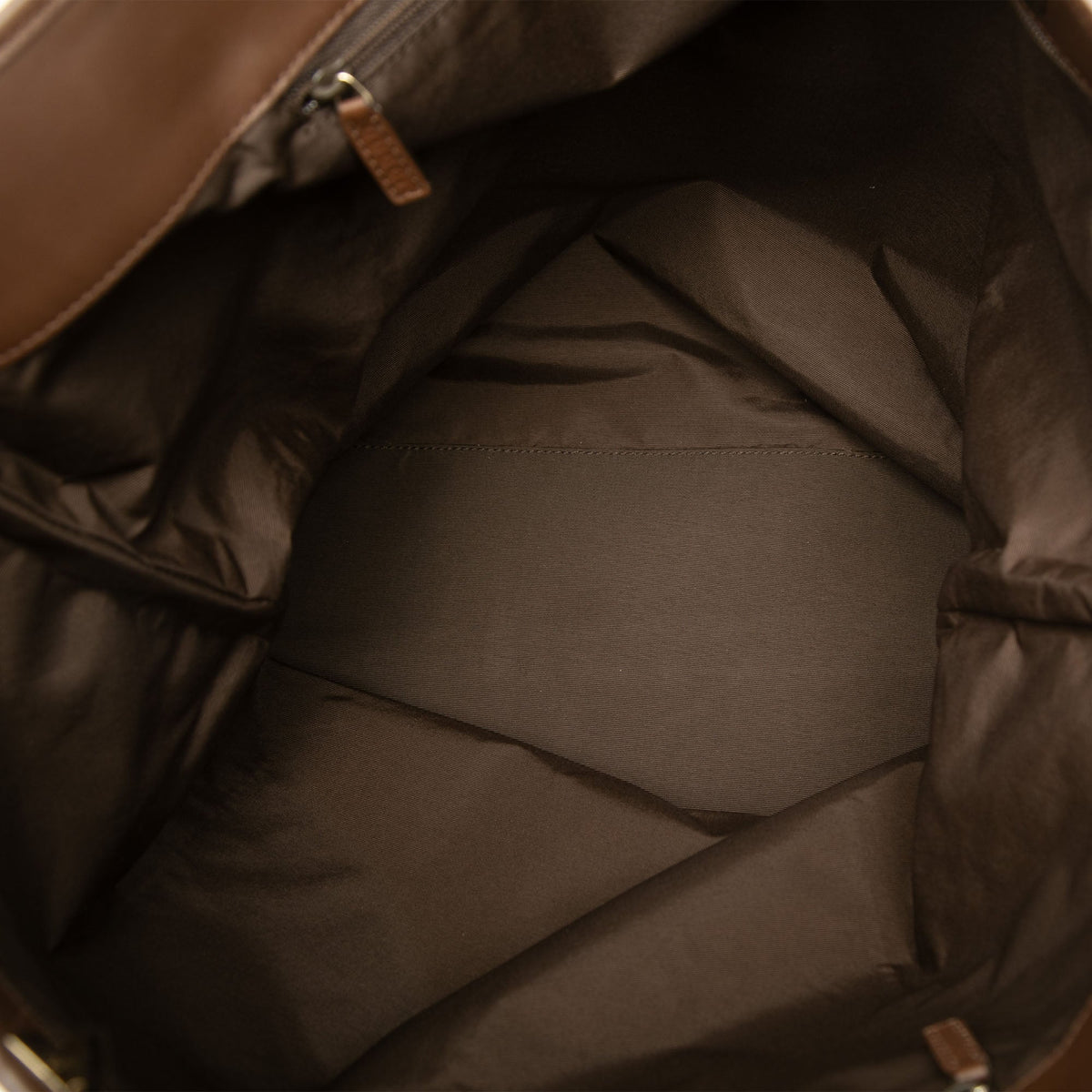 Gucci GG Canvas Tote — Brown