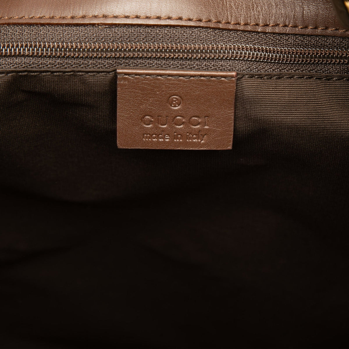 Gucci GG Canvas Tote — Brown