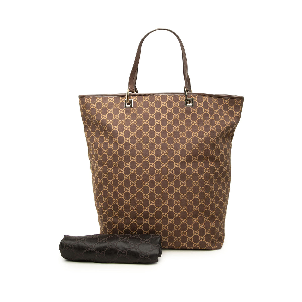 Gucci GG Canvas Tote — Brown