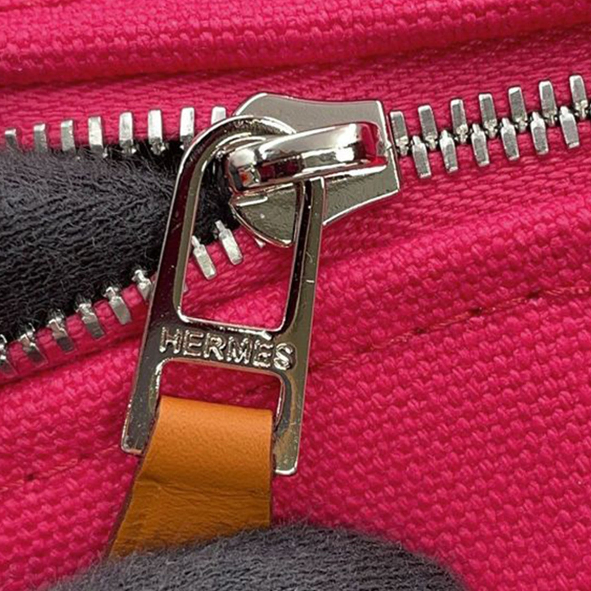 Hermès Small Toile Bride A Brac Case