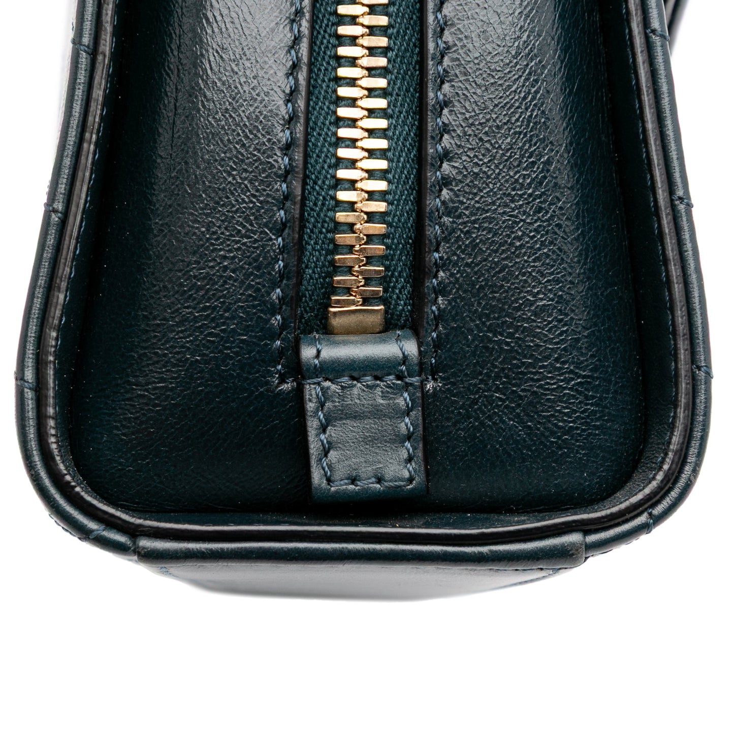 Chanel CC Chevron Calfskin Medal Flap