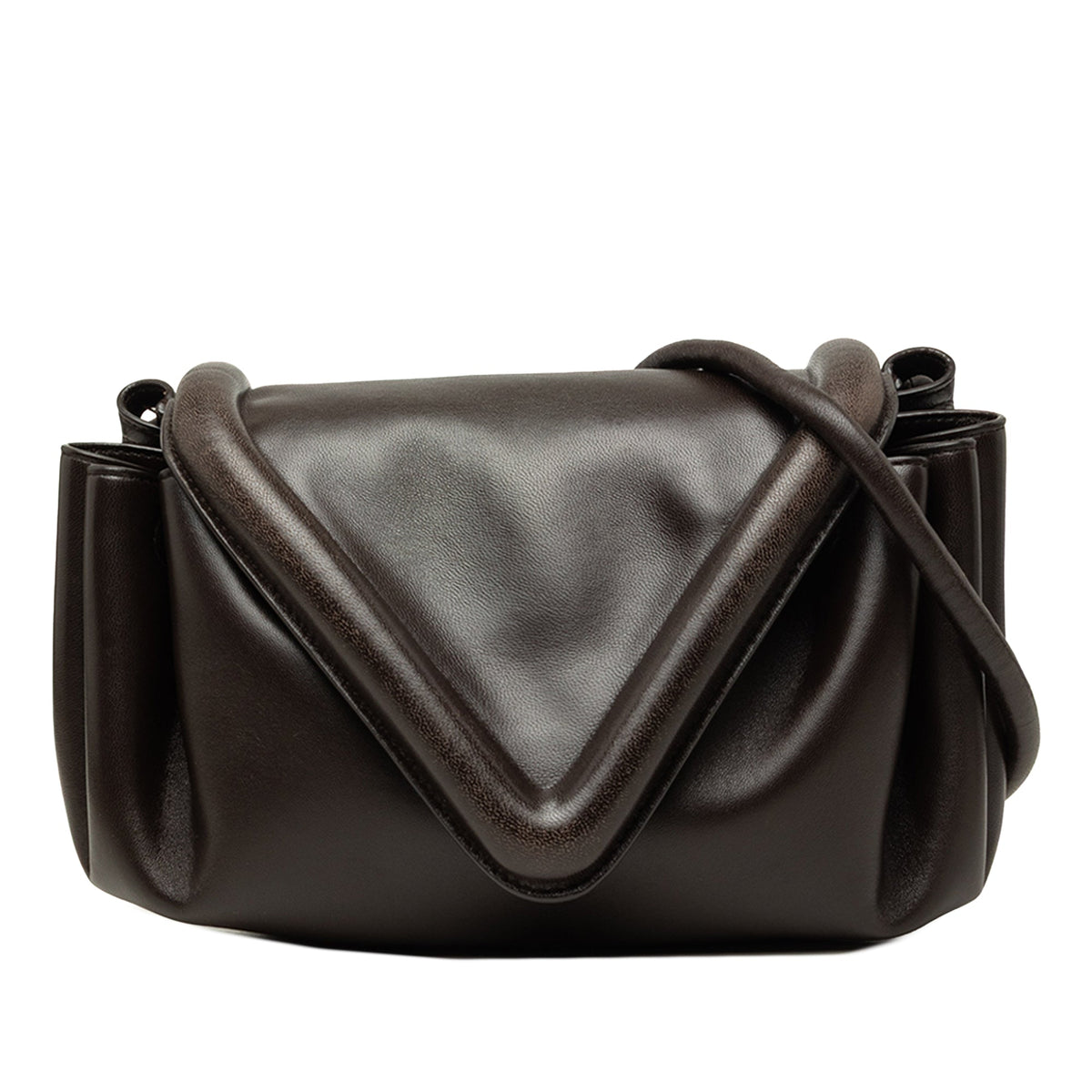 Bottega Veneta Small Lambskin Beak Crossbody