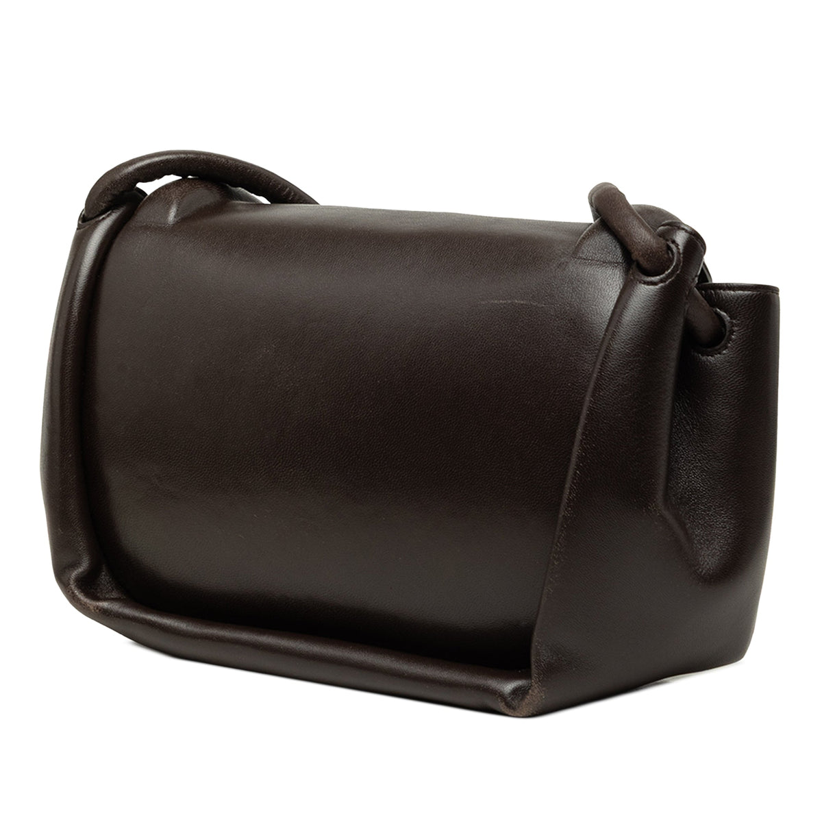 Bottega Veneta Small Lambskin Beak Crossbody