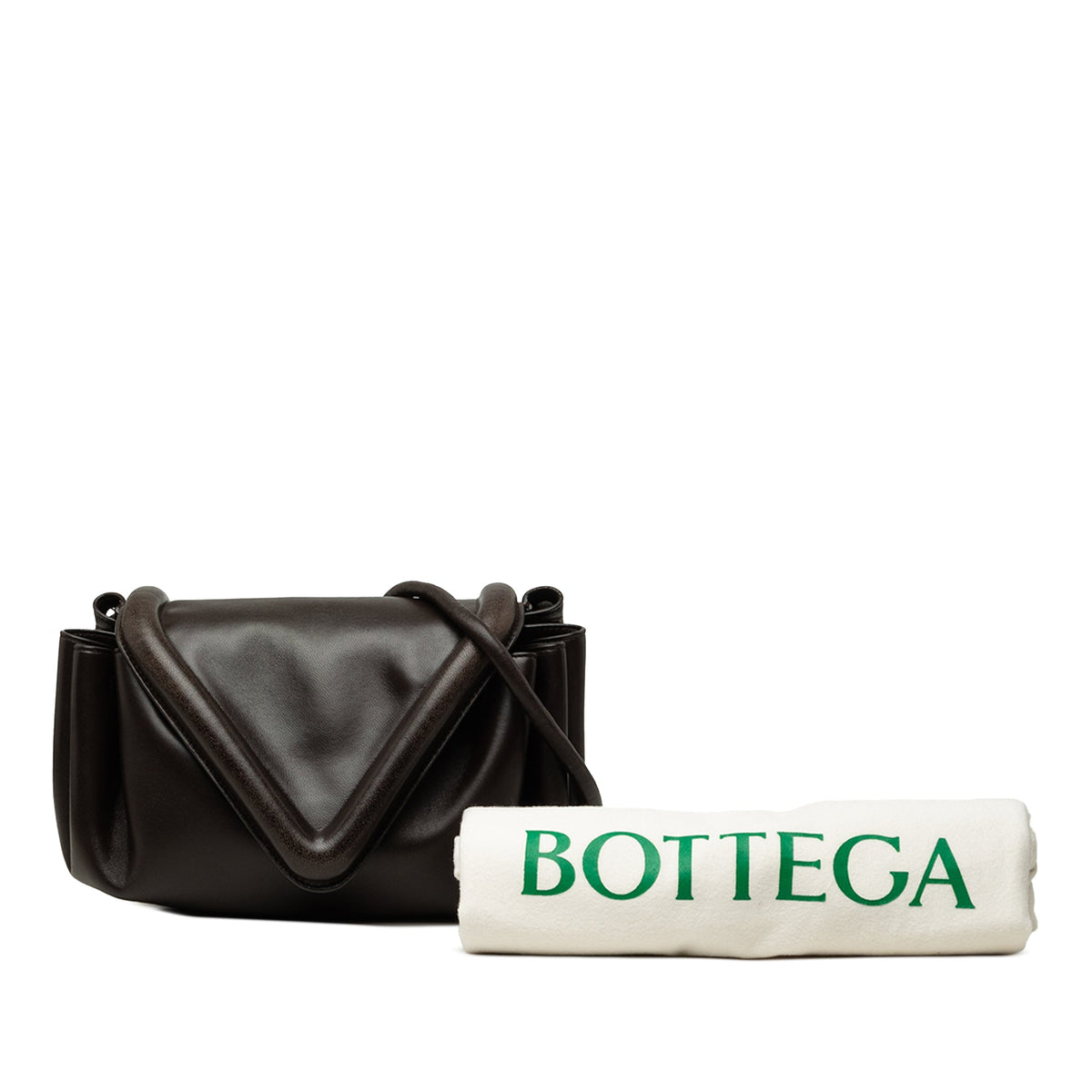Bottega Veneta Small Lambskin Beak Crossbody