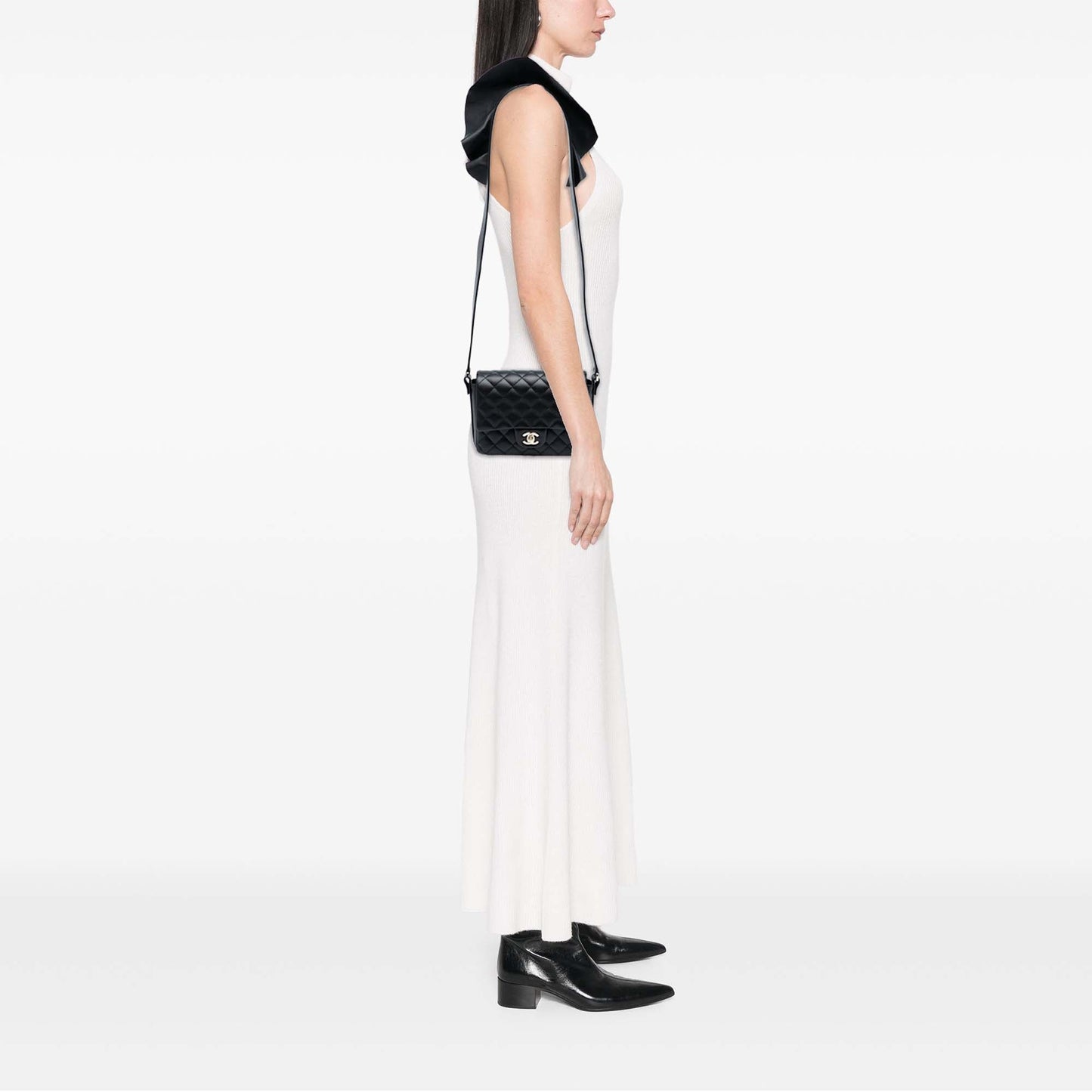 Chanel Quilted Calfskin Bolero de Chanel Flap