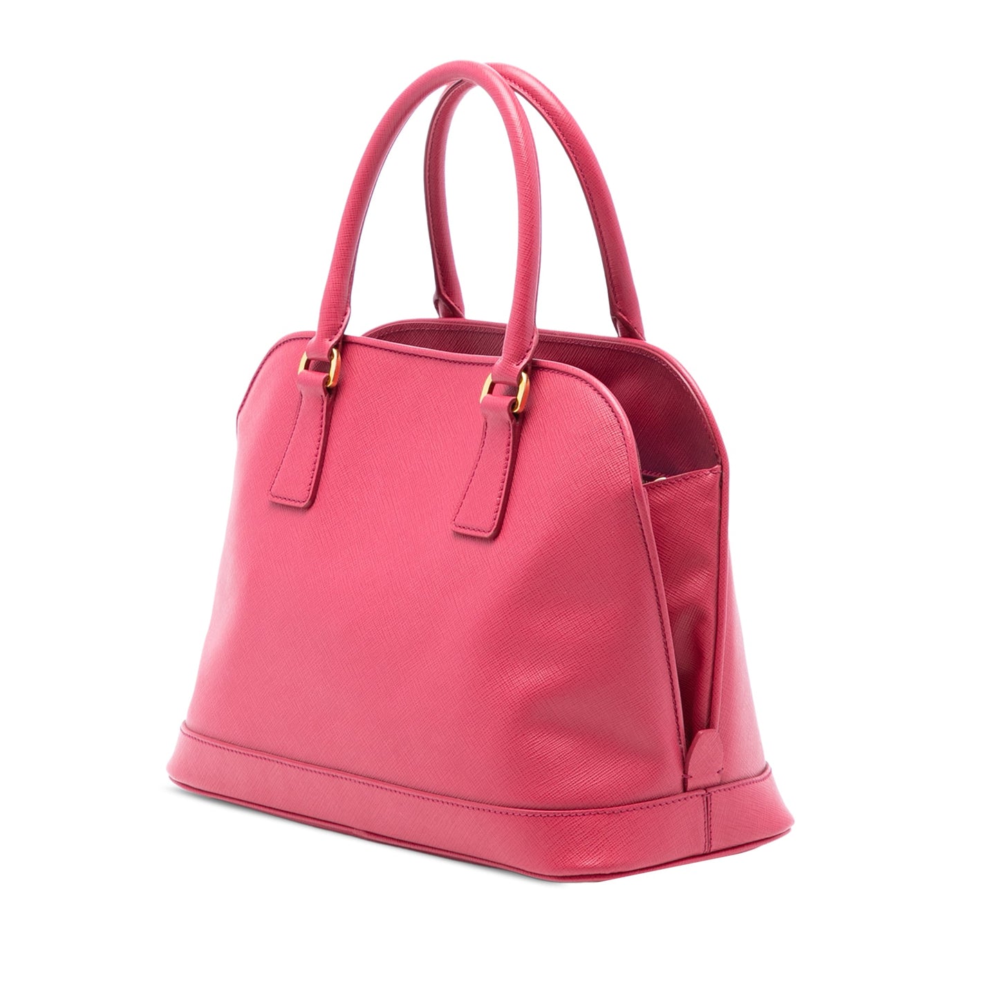 Prada Medium Saffiano Lux Open Promenade Satchel