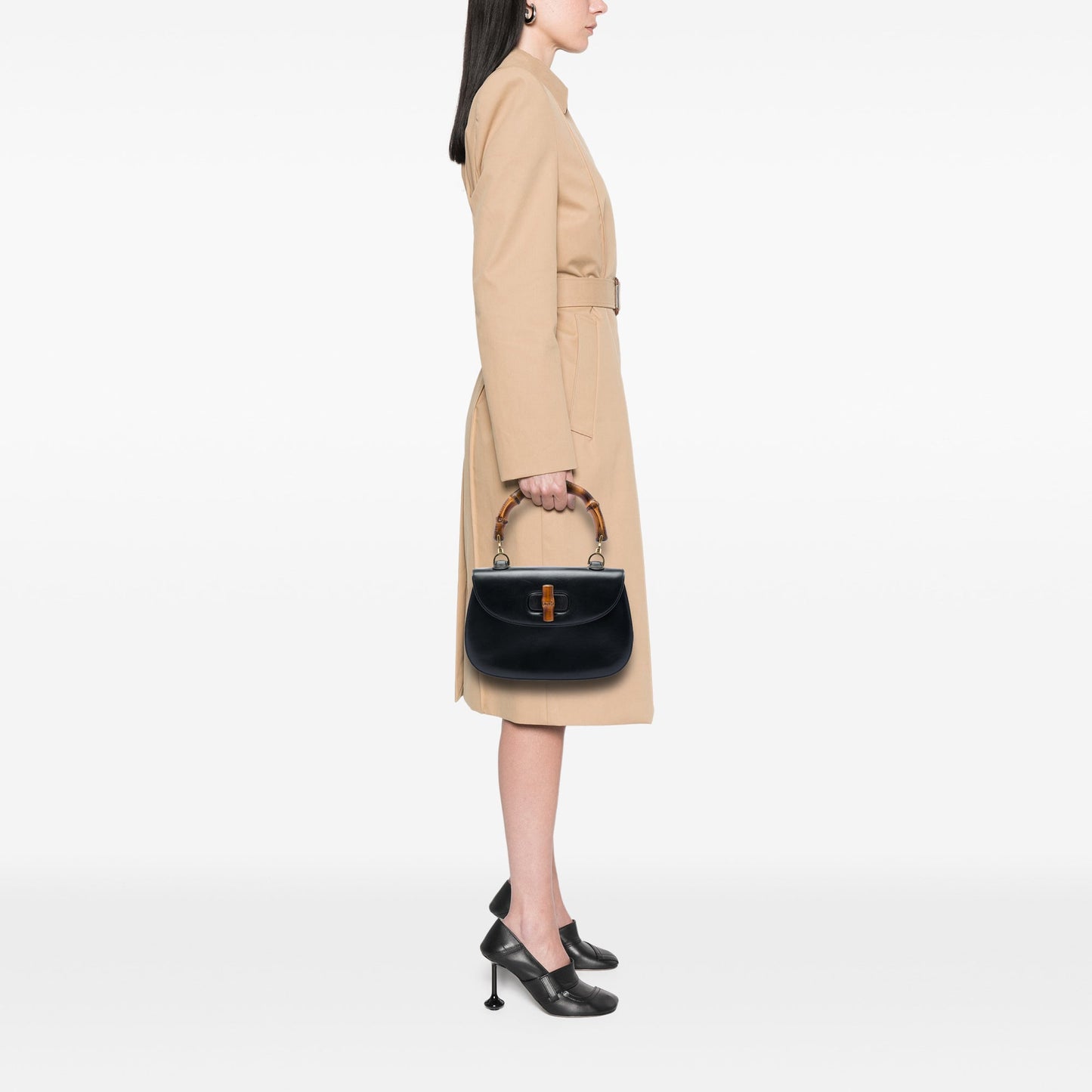 Gucci Calfskin Bamboo Night