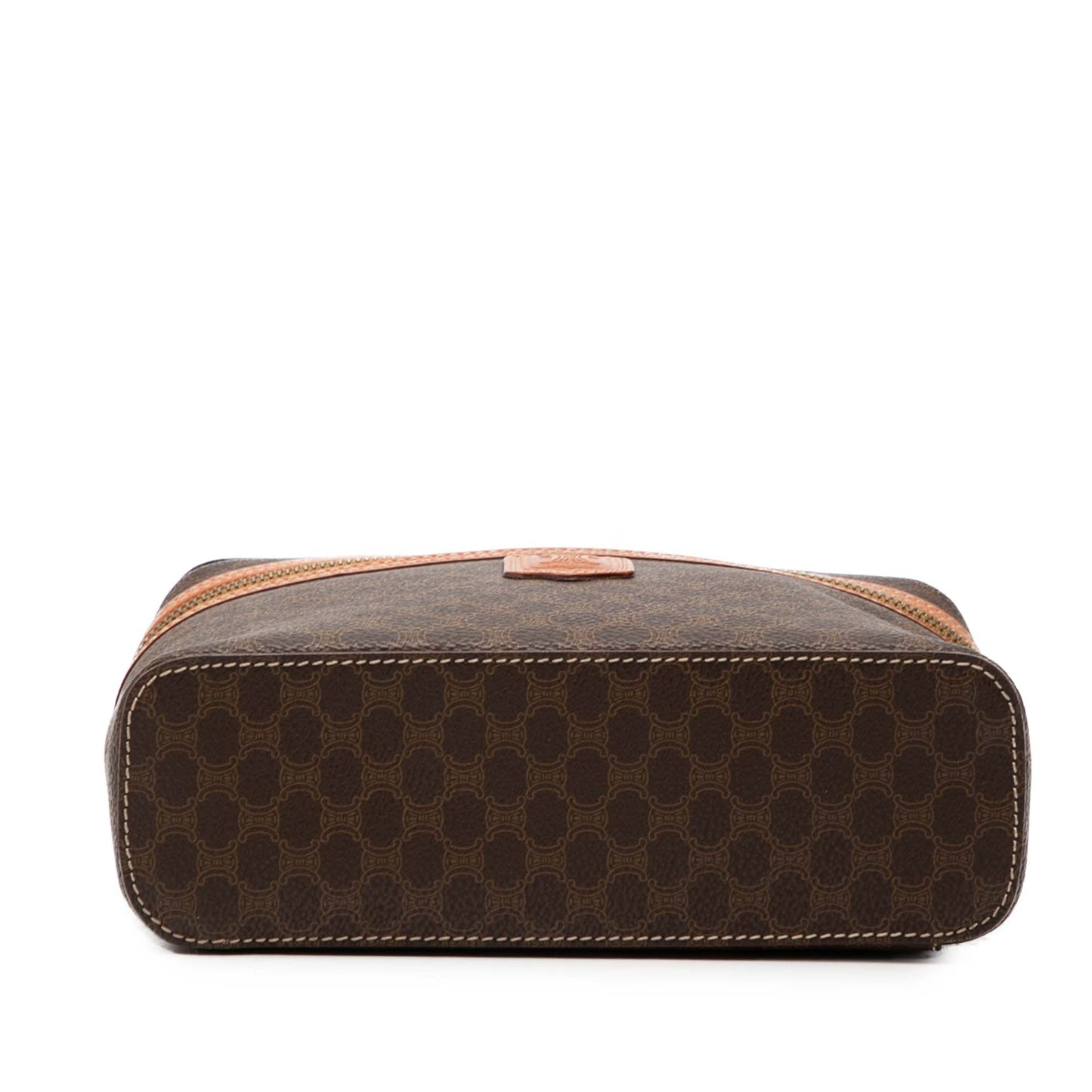 Celine Macadam Coated Canvas Vanity Bag