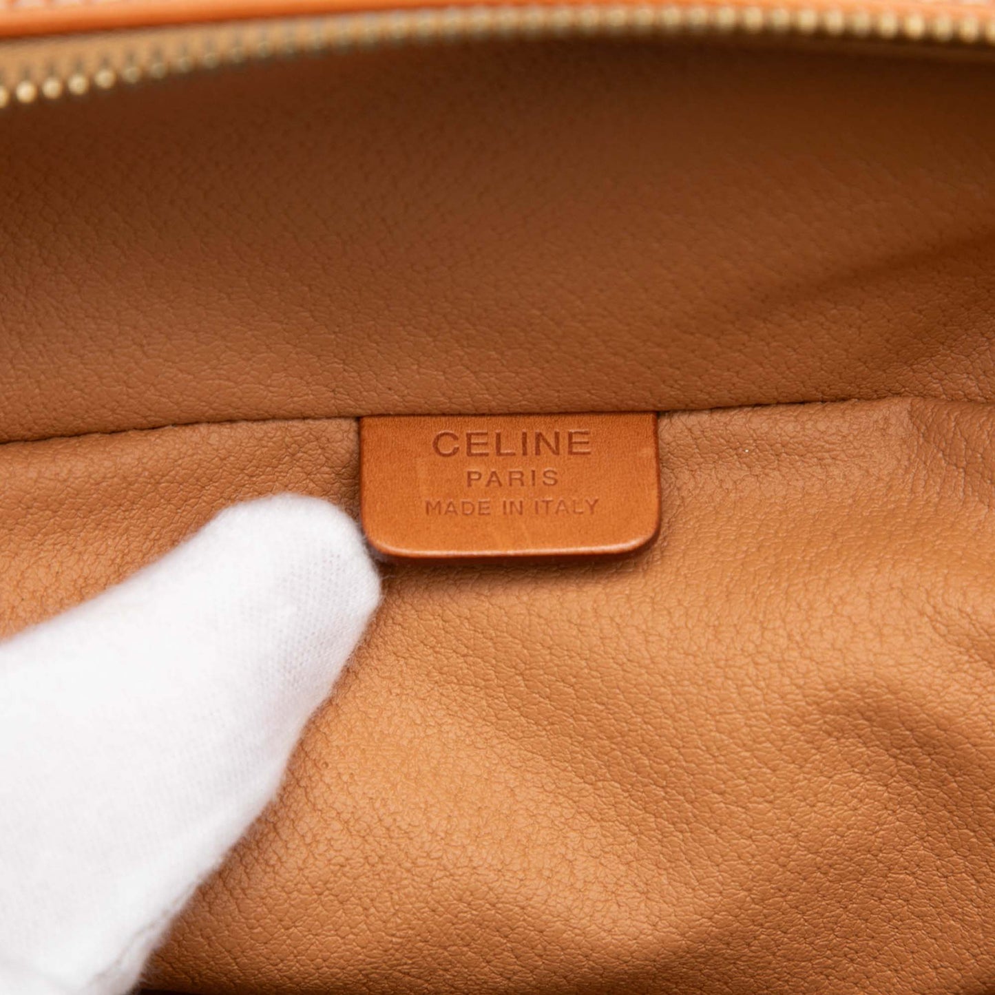Celine Macadam Coated Canvas Vanity Bag
