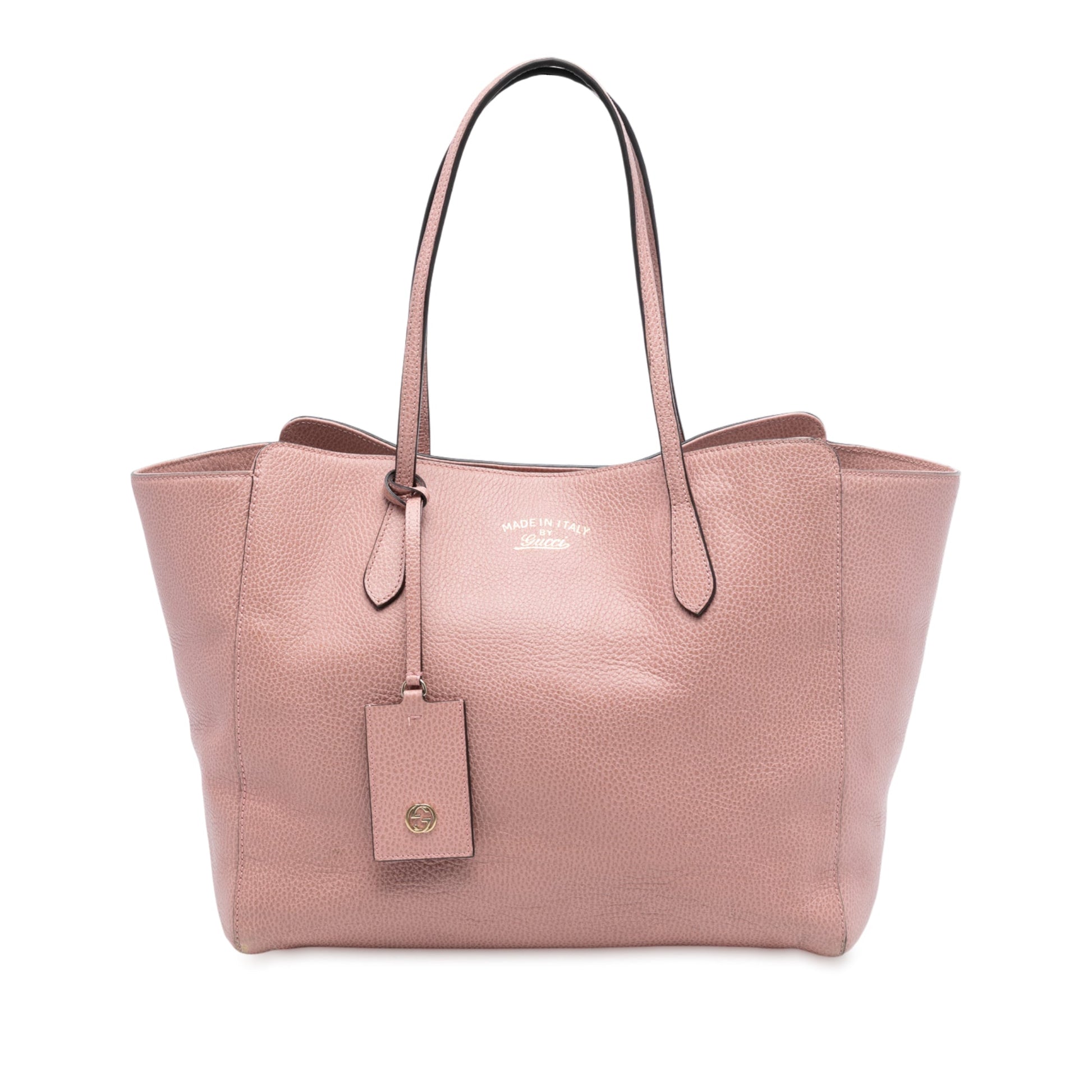 Gucci Medium Leather Swing Tote