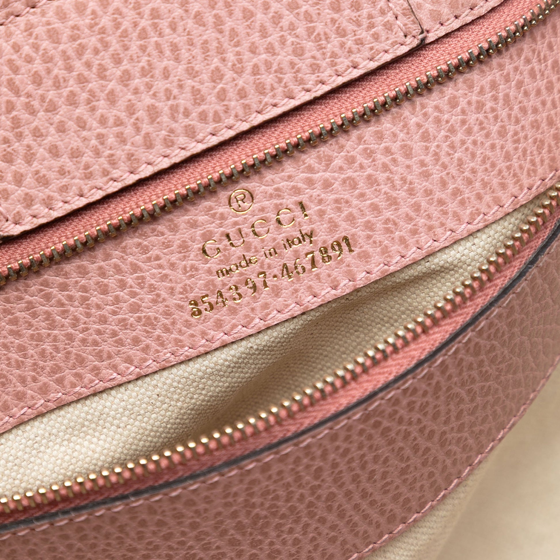 Gucci Medium Leather Swing Tote