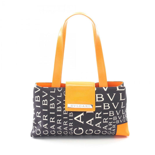 Bvlgari Logomania Canvas Shoulder Bag