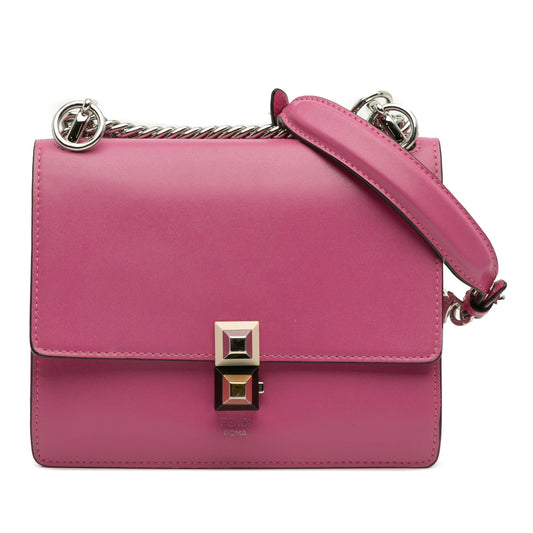 Fendi Small Leather Kan I Crossbody