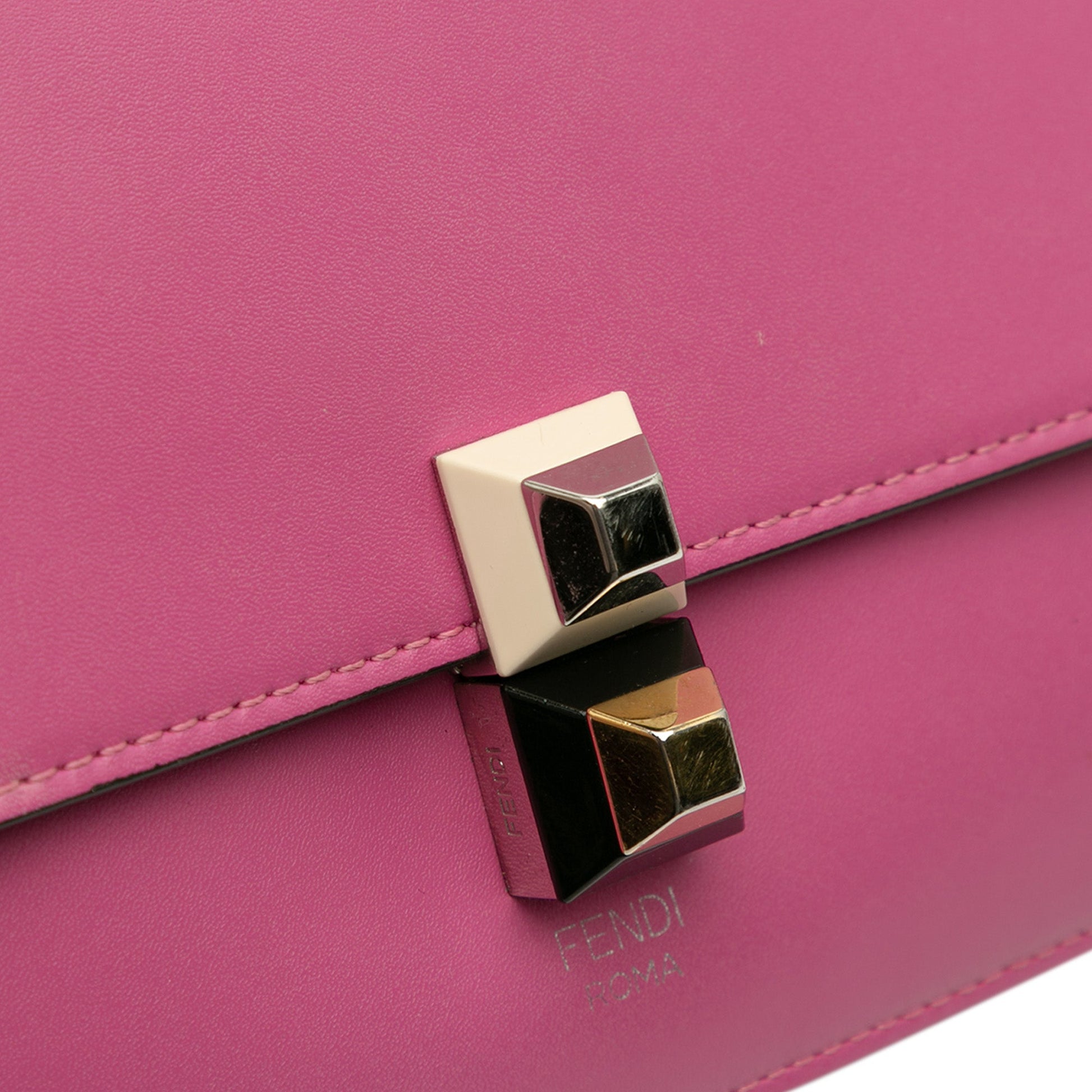 Fendi Small Leather Kan I Crossbody