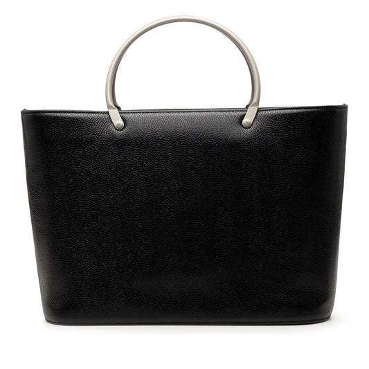 Chanel CC Caviar Metal Top Handle Tote