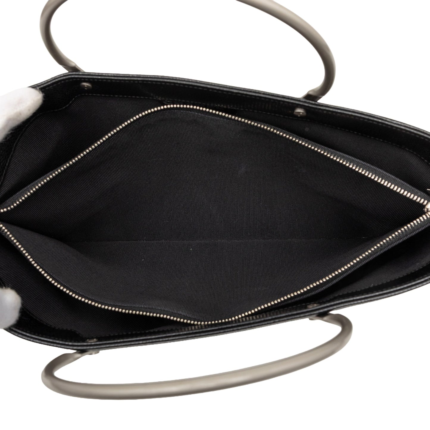 Chanel CC Caviar Metal Top Handle Tote