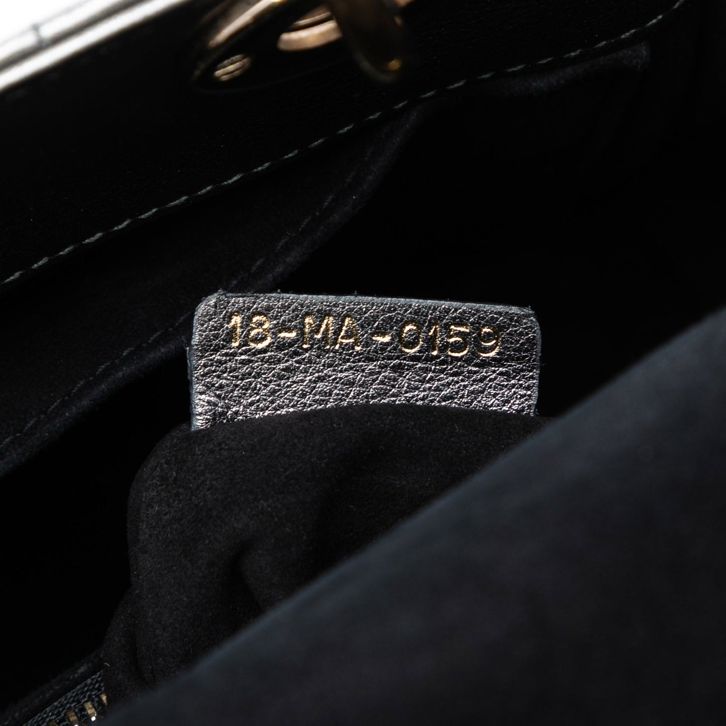 Dior Small Metallic Lambskin Cannage My ABCDior Lady Dior