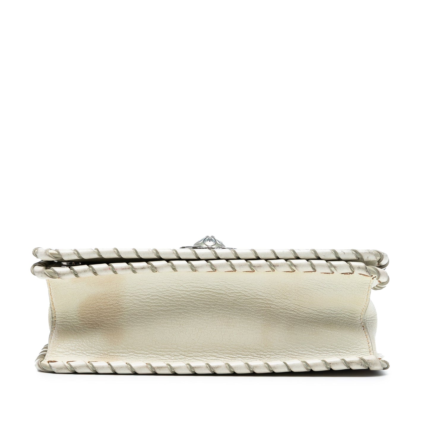 Miu Miu Goatskin Madras Floral Embossed Crossbody