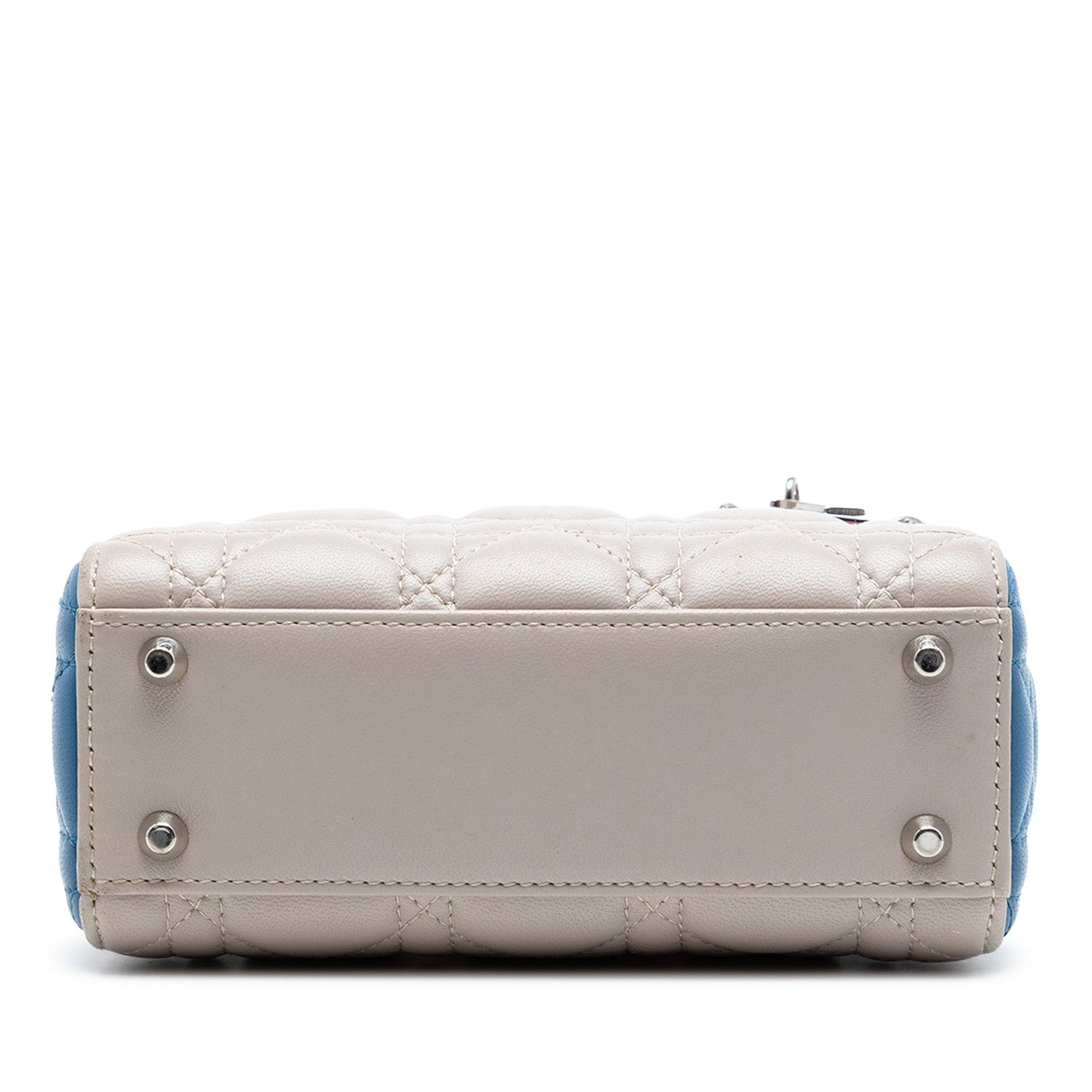 Dior Mini Tricolor Lambskin Cannage Lady Dior