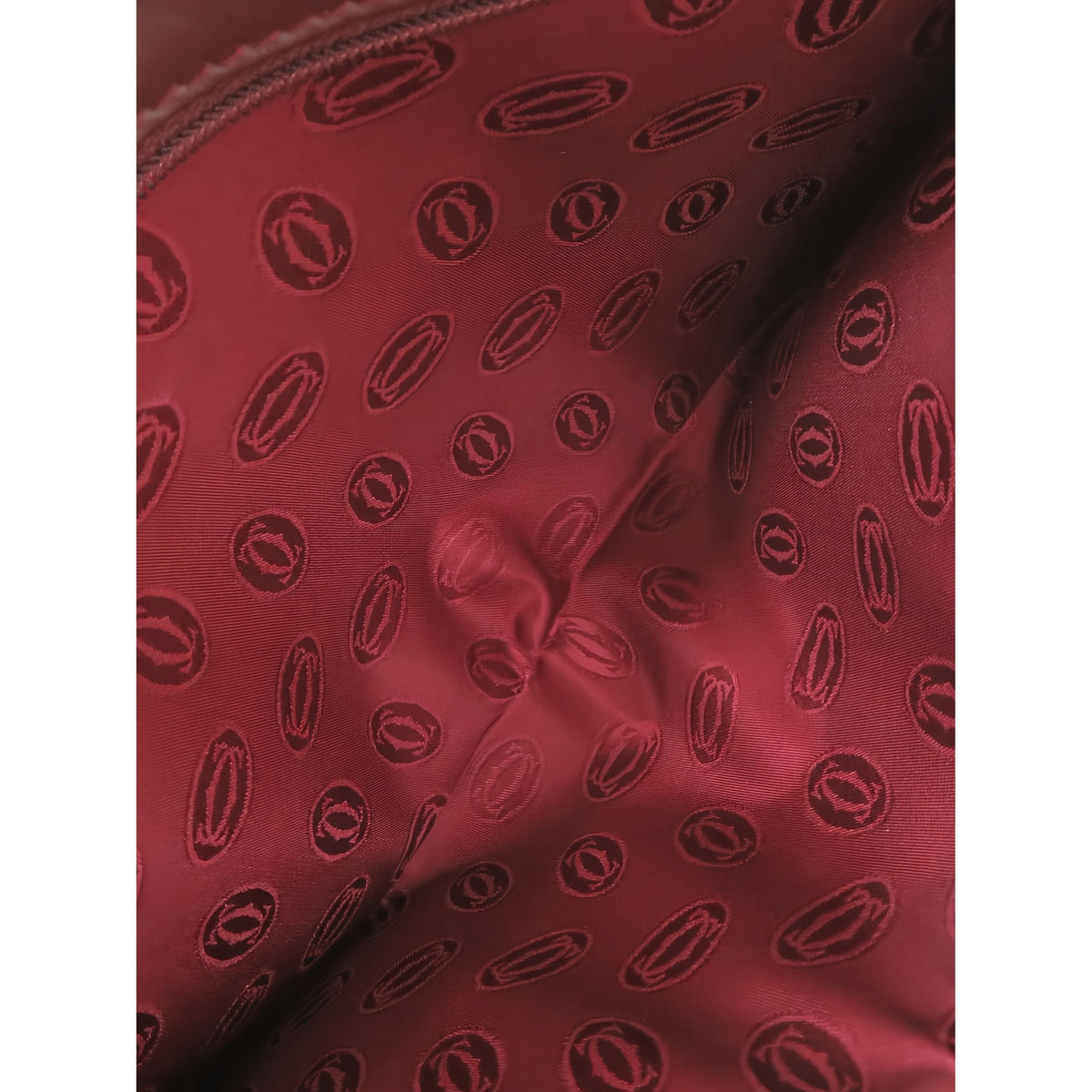 Cartier Leather Must De Cartier Clutch — Red