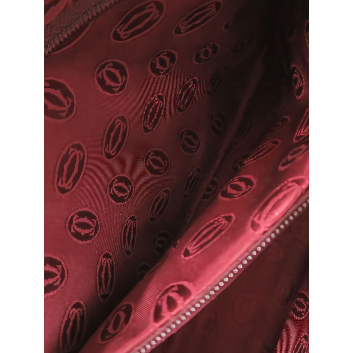 Cartier Leather Must De Cartier Clutch — Red