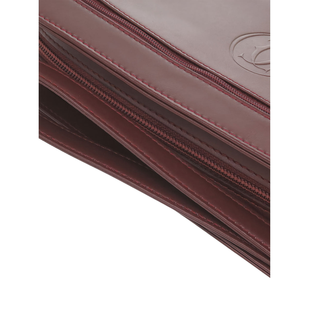 Cartier Leather Must De Cartier Clutch — Red